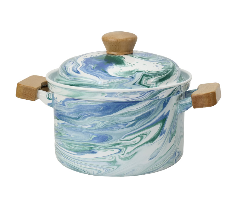 Double handle pot